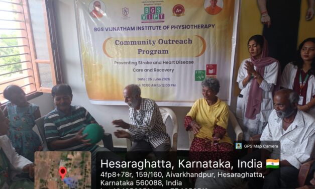 “Physiotherapy-Based Community Rehabilitation and Health Awareness Program for Cardiovascular Disease and Stroke Prevention”