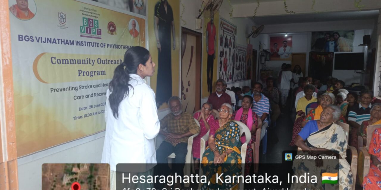 “Physiotherapy-Based Community Rehabilitation and Health Awareness Program for Cardiovascular Disease and Stroke Prevention”