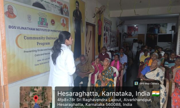“Physiotherapy-Based Community Rehabilitation and Health Awareness Program for Cardiovascular Disease and Stroke Prevention”