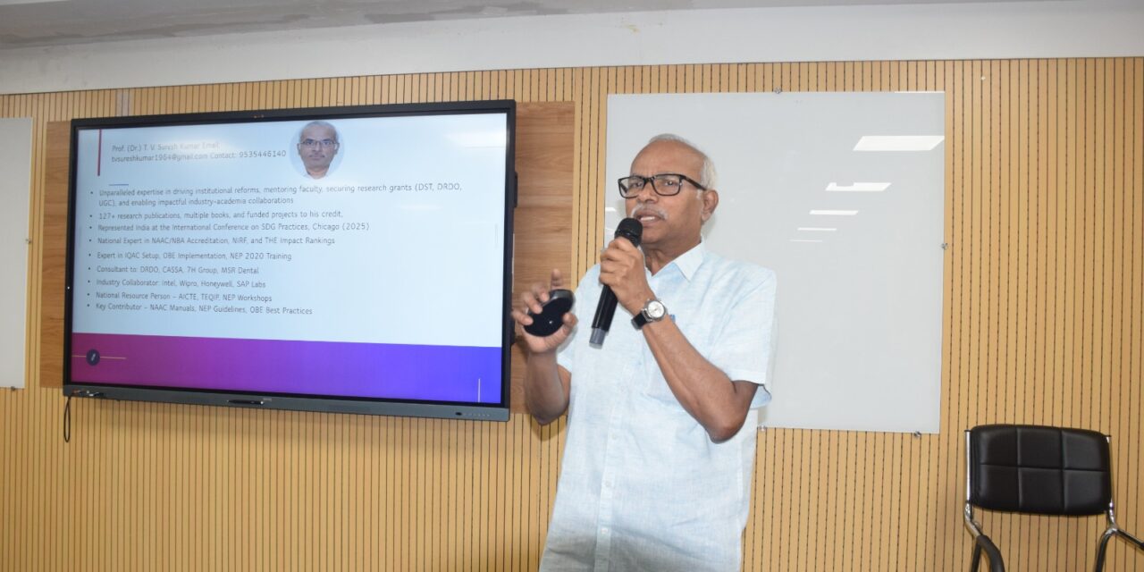 Sensitization Programme on University Accreditation & Ranking Process at BGS Medical College and Hospital, Nagaruru