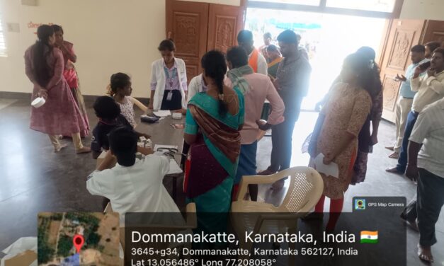 Department of Community Medicine Conducts Comprehensive General Health Camp in Soluru Village