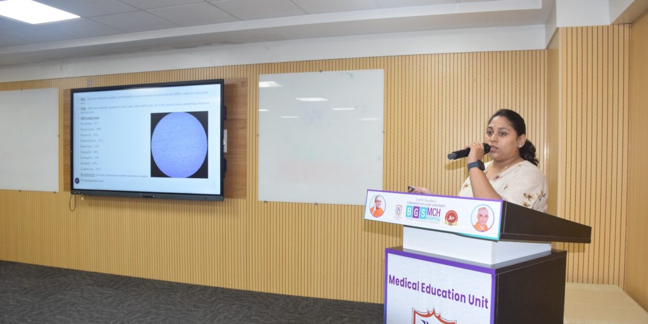 Departments of Pediatrics and Pathology Conduct Clinico-Pathological Meeting at BGS Medical College and Hospital, Nagaruru