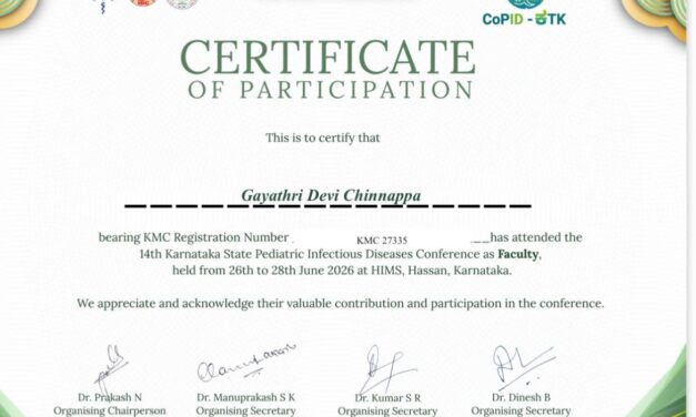 BGS Medical College & Hospital Faculty Represent the Institution at CoPID Karnataka 2026
