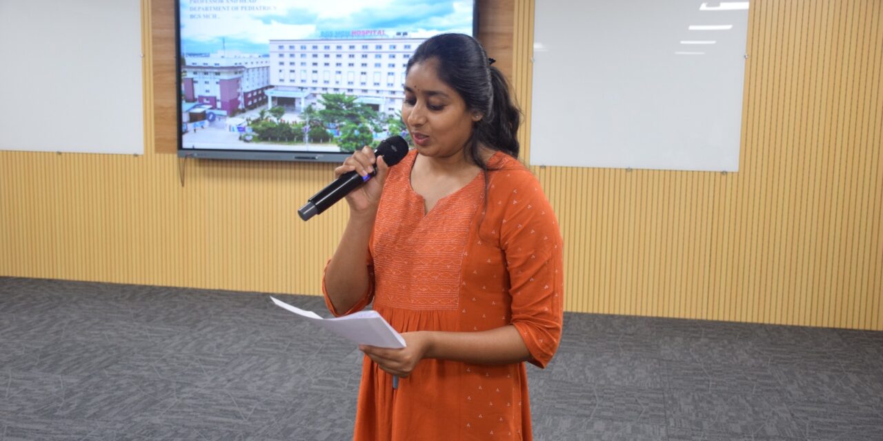 “Picky Eating in Children: Clinical Approaches, Nutritional Challenges and Evidence-Based Management” at BGS Medical College and Hospital, Nagaruru