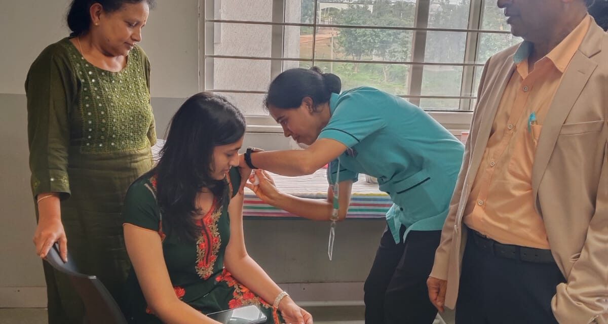 Third Dose of Hepatitis B & Human Papillomavirus Vaccine Drive for Medicos at BGS Medical College and Hospital, Nagaruru
