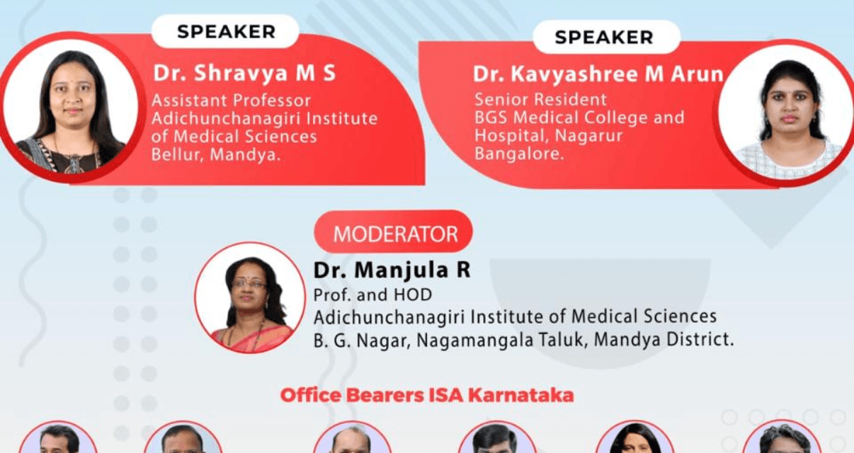ISA Karnataka State Chapter Webinar on Early Recognition and Evidence-Based Management of Sepsis