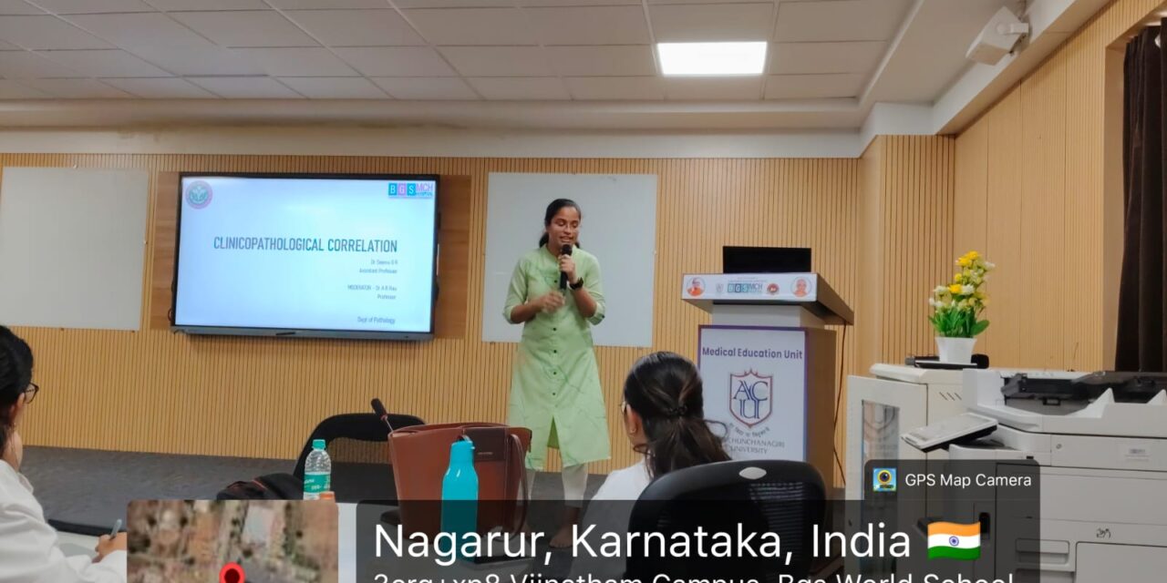 Medical Departments Convene for Advanced Clinicopathological Correlation Meeting at BGS Medical College and Hospital, Nagaruru