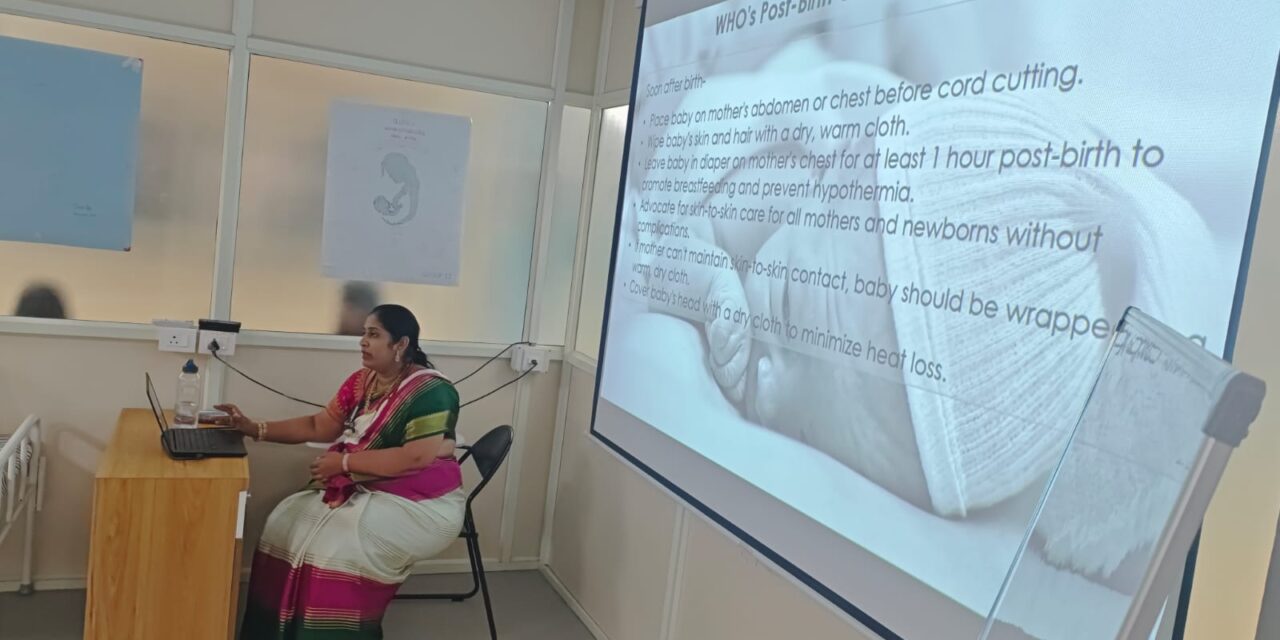 Department of Pediatrics Hosts Specialized Seminar on Pediatric Skin Care for Nursing Professionals at BGS Medical College & Hospital, Nagaruru