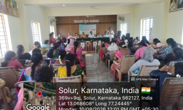 Department of Community Medicine Conducts Integrated Health Awareness Program at Soluru Panchayat