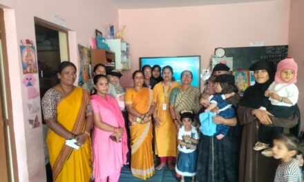 Department of Community Medicine Conducts World Breastfeeding Week Awareness Programme at Soluru Kote Anganwadi Kendra