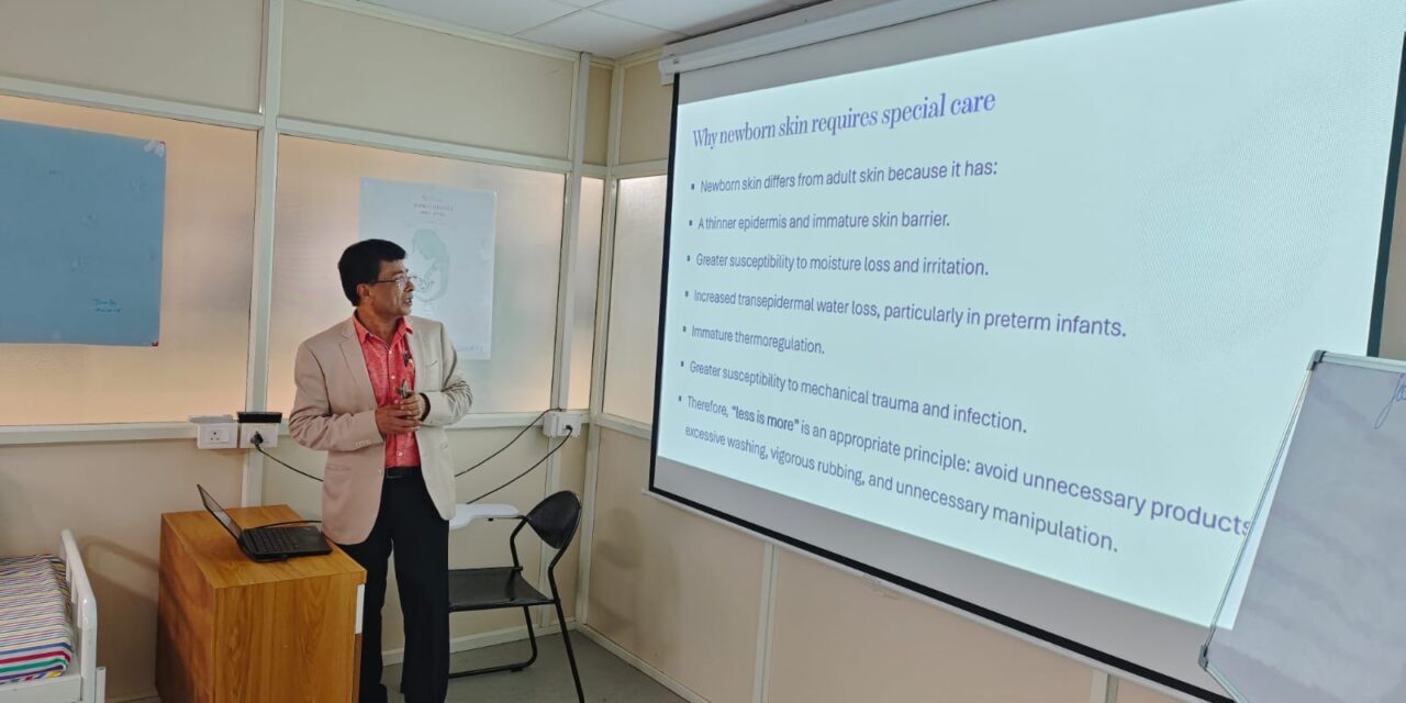 Department of Pediatrics Hosts Specialized Seminar on Pediatric Skin Care for Nursing Professionals at BGS Medical College & Hospital, Nagaruru
