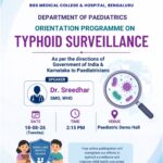 Strategic Orientation on Typhoid Surveillance and Pediatric Health at BGS Medical College & Hospital, Nagaruru