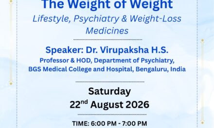 Dr. Virupaksha HS, Department of Psychiatry at BGS Medical College and Hospital, participated as the keynote speaker in the webinar organized by the Family Alliance on Mental Illness.