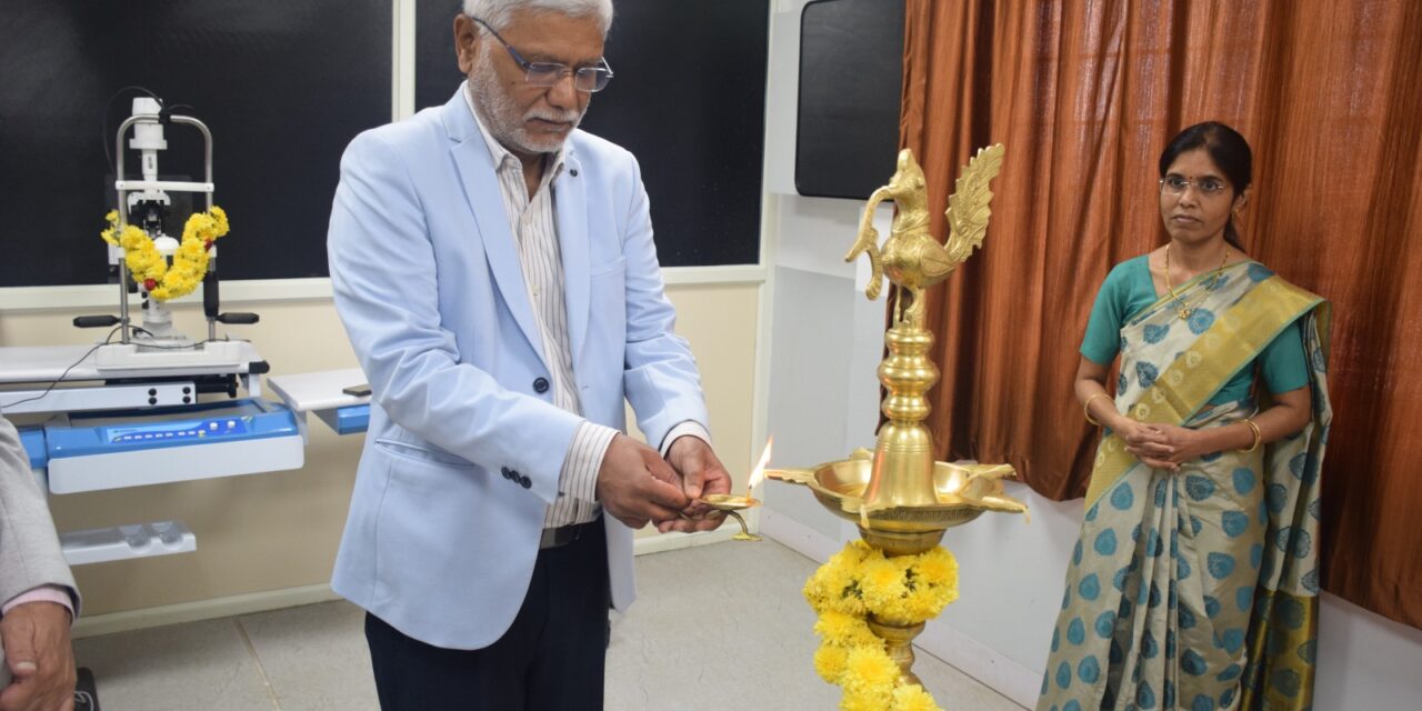 Department of Ophthalmology Inaugurates Advanced Diagnostic and Therapeutic Facilities for Eye Care