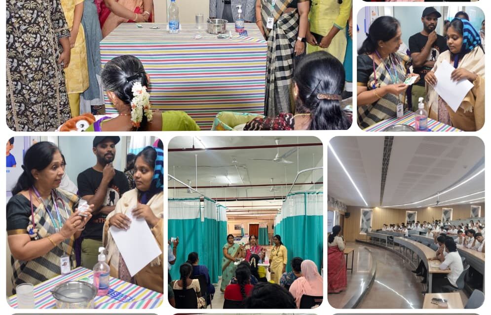 Department of Pediatrics Conducts Comprehensive ORS Awareness and Health Education Program at BGS Medical College and Hospital, Nagaruru