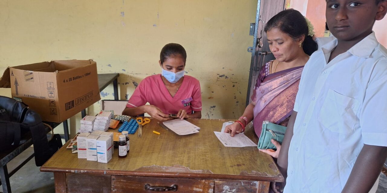 BGS Medical College & Hospital Conducts Comprehensive School Health Education and Health Screening Camp at Government High School, Arasinakunte