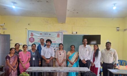 BGS Medical College & Hospital Conducts Comprehensive School Health Education and Health Screening Camp at Government High School, Arasinakunte