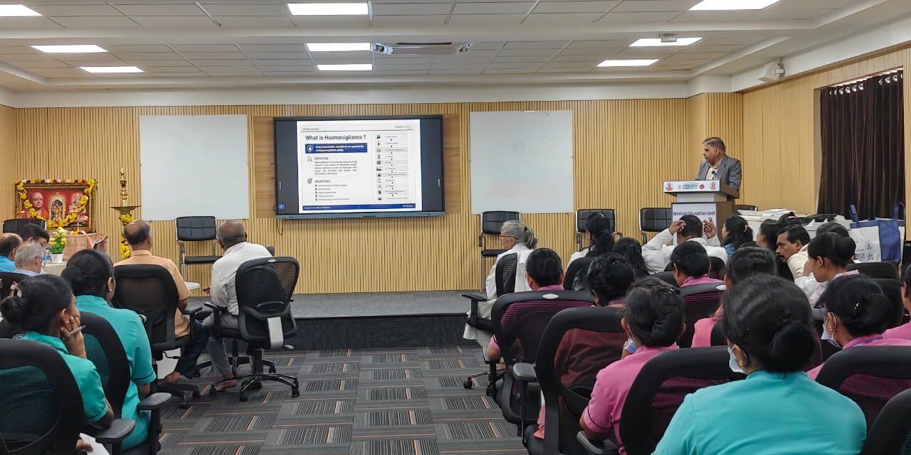 BGS Medical College & Hospital Conducts Expert Guest Lecture on Hospital Hemovigilance to Strengthen Patient Safety and Clinical Excellence