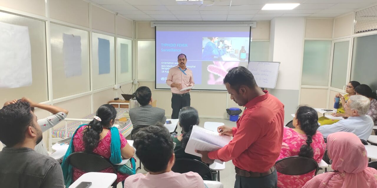 Strategic Orientation on Typhoid Surveillance and Pediatric Health at BGS Medical College & Hospital, Nagaruru