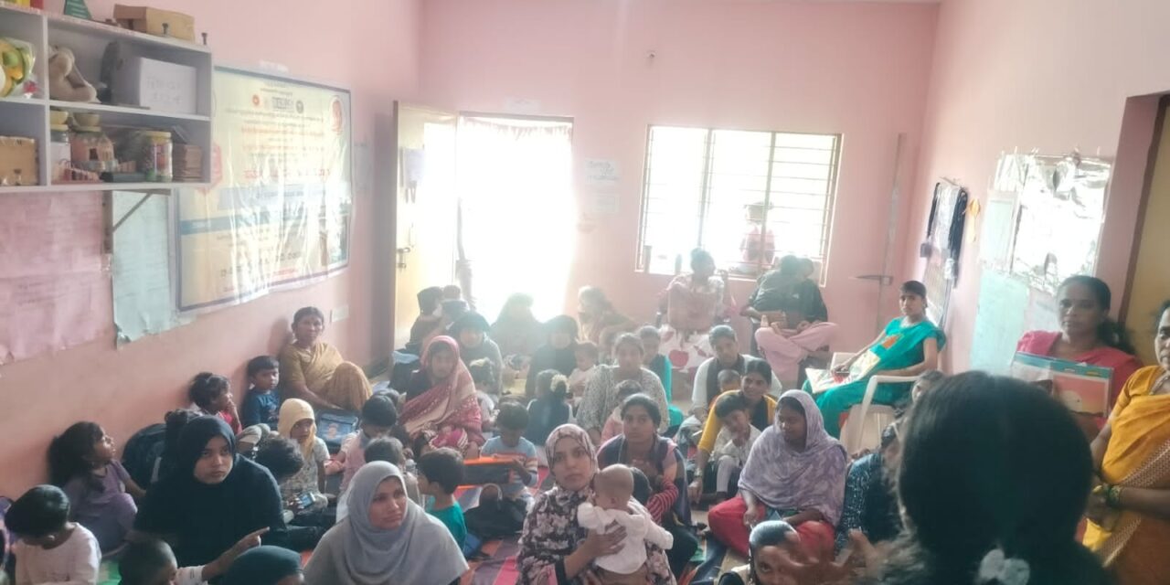 Department of Community Medicine Conducts World Breastfeeding Week Awareness Programme at Soluru Kote Anganwadi Kendra