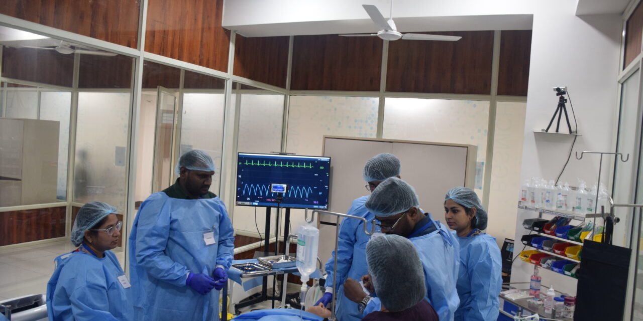 Department of Anaesthesiology Hosts Landmark Simulation Workshop for ISACON KARNATAKA 2026 at BGS Medical College & Hospital, Nagaruru