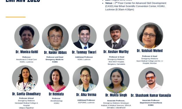 Dr. Keshava Murthy M. R. Represents BGS MCH at EMPARV 2026 International Conference on Emergency Medicine, Lucknow