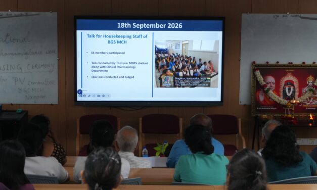 BGS Medical College and Hospital Commemorates Sixth National Pharmacovigilance Week to Enhance Patient Safety