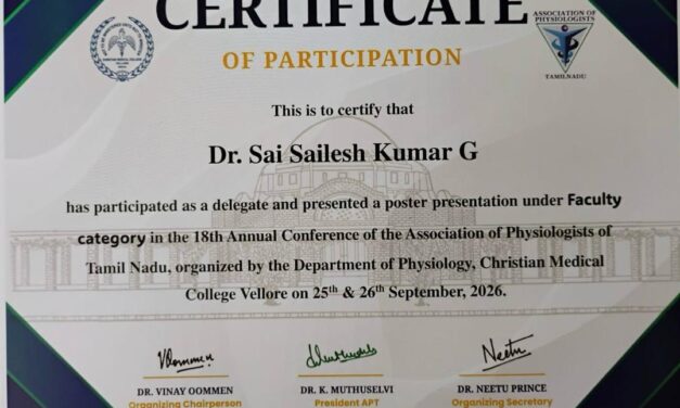Physiology Faculty Present Research on Chanting and Parkinson’s Disease at APTCON 2026