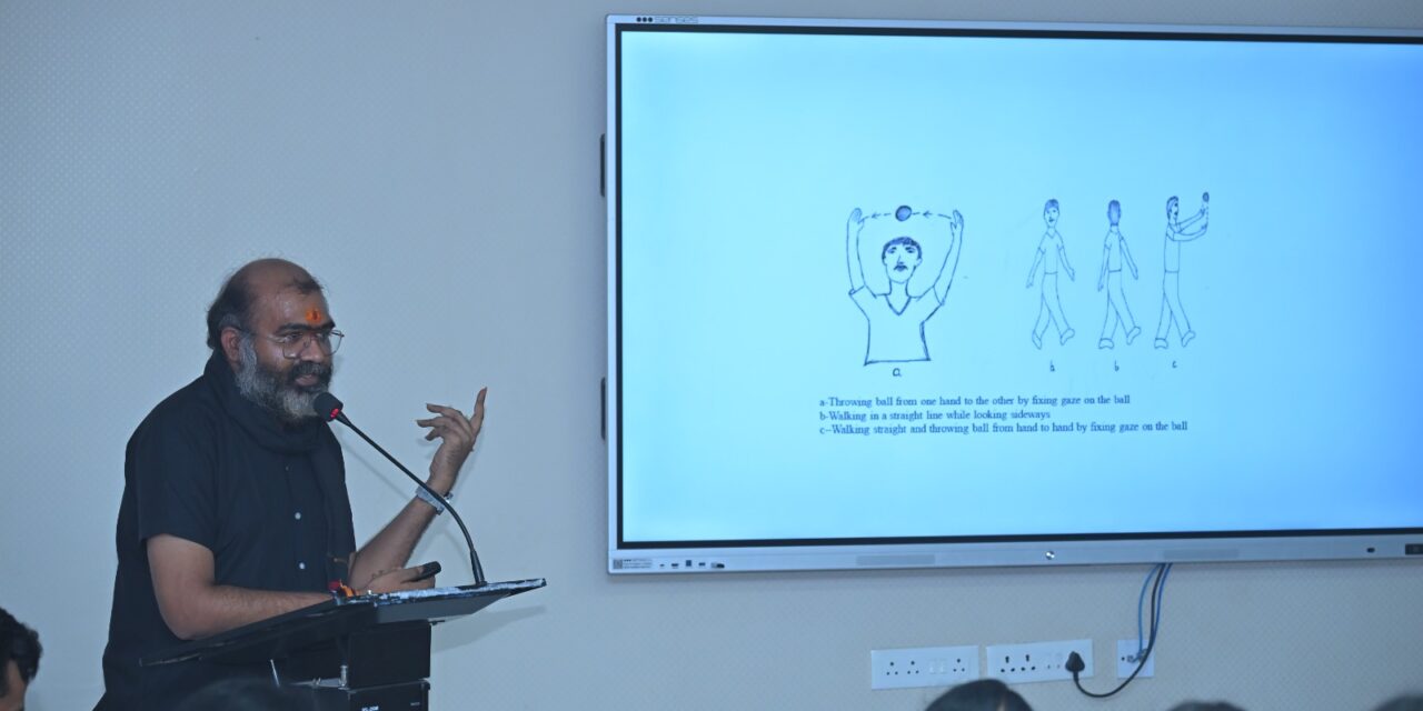 Dr. Sai Sailesh Kumar G from BGS Medical College and Hospital Delivers Expert Lecture on Vestibular Research Advancements at NRI Institute of Medical Sciences