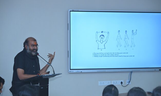 Dr. Sai Sailesh Kumar G from BGS Medical College and Hospital Delivers Expert Lecture on Vestibular Research Advancements at NRI Institute of Medical Sciences