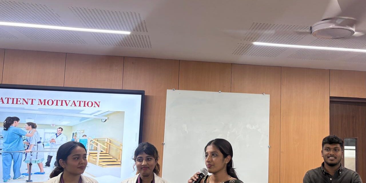 BGS Vijnatham Institute of Physiotherapy Enhances Clinical Communication Through Simulated Role Play Activity