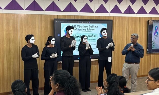 BGS Vijnatham Institute of Nursing Sciences conducted World Suicide Prevention Day 2026
