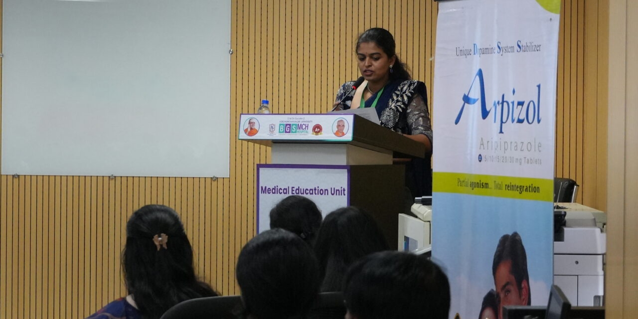 Department of Psychiatry at BGS Medical College Concludes Strategic Workshop on Postvention for World Suicide Prevention Day 2026