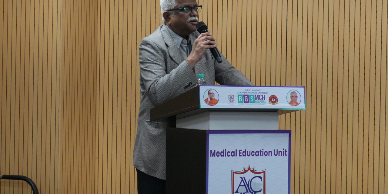 Department of Community Medicine Observes World Rabies Day 2026 with Focus on Rabies Prevention and Control at BGS Medical College and Hospital, Nagaruru