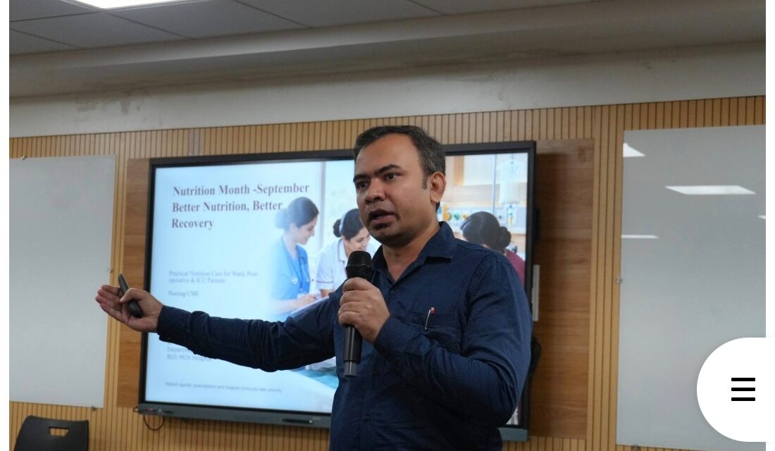Department of Nutrition and Dietetics Conducts CME on Practical Nutrition Care for Patients During National Nutrition Month 2026 at BGS Medical College Nagaruru