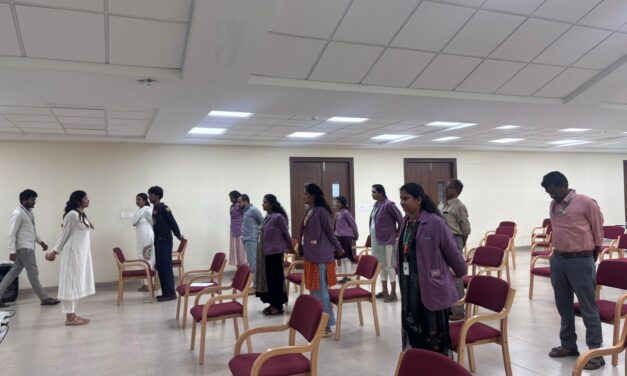 BGS Vijnatham Institute of Physiotherapy Conducts Ergonomic Awareness Programme for BGS MCH Office Staff at BGS Medical College and Hospital, Nagaruru