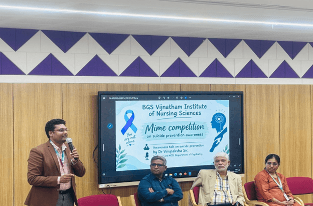 BGS Vijnatham Institute of Nursing Sciences conducted World Suicide Prevention Day 2026