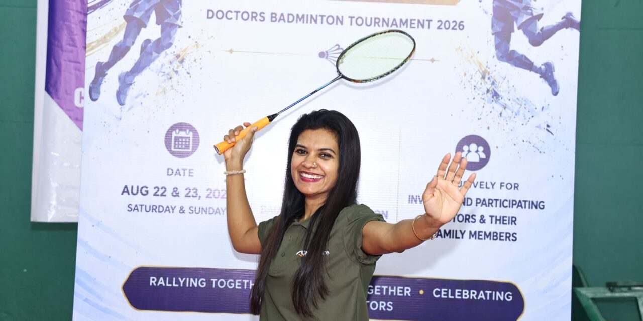 Dr. Jyothi & Dr. Aditi Gaonkar from BGS MCH – Medical Professionals Showcase Athletic Excellence at IMA State-Level Badminton Tournament