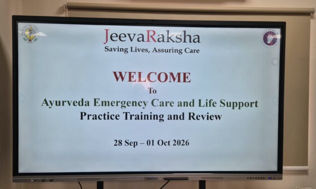 Jeevaraksha Foundation Pioneers India’s First Ayurveda Emergency Care and Life Support Training Program
