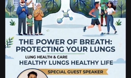 Dr. Ruthwik B. S. Participates in World Lung Day 2026 – “The Power of Breath: Protecting Your Lungs”