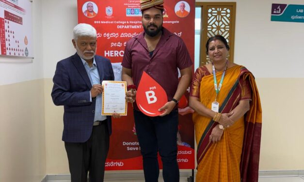 Celebration of the 52nd National Voluntary Blood Donation Day – Awareness Programme and Voluntary Blood Donation Drive at BGS Medical College and Hospital, Nagaruru